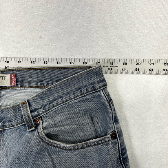 Levi’s 560 Comfort Fit Trashed Distressed Jeans Mens 36/34 Blue Denim Y2K 1609 - Picture 7 of 14